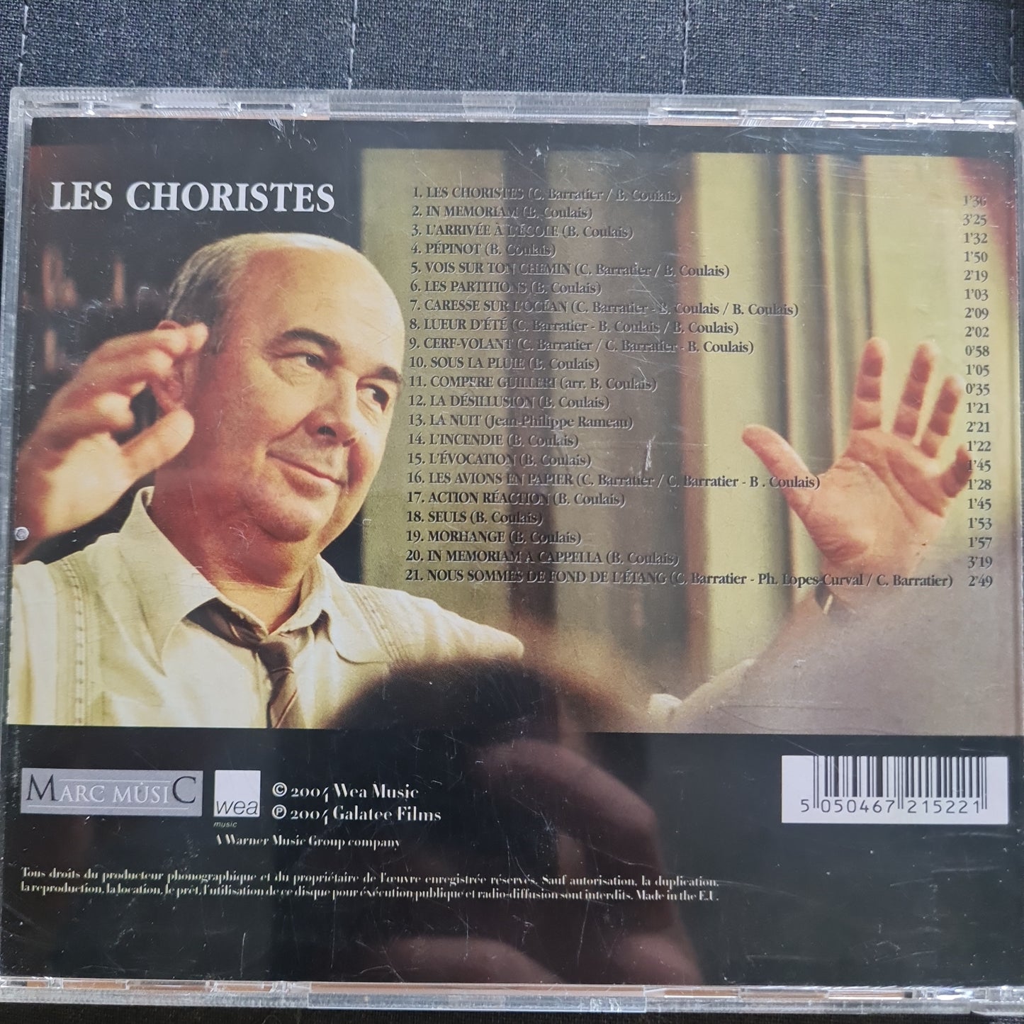 Les choristes Interprété par Bruno Coulais , Christophe Barratier cd audio