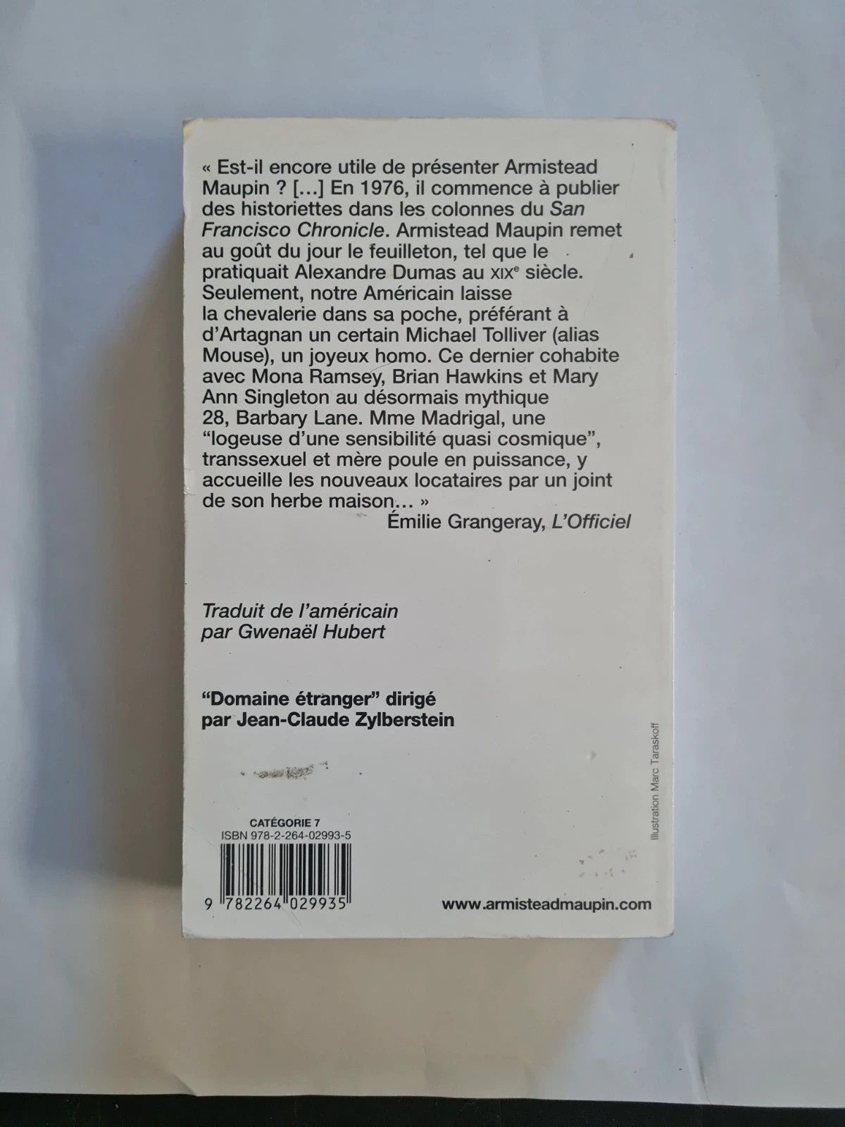 Chroniques de San Francisco Tome 5 - D'un bord à l'autre
Armistead Maupin