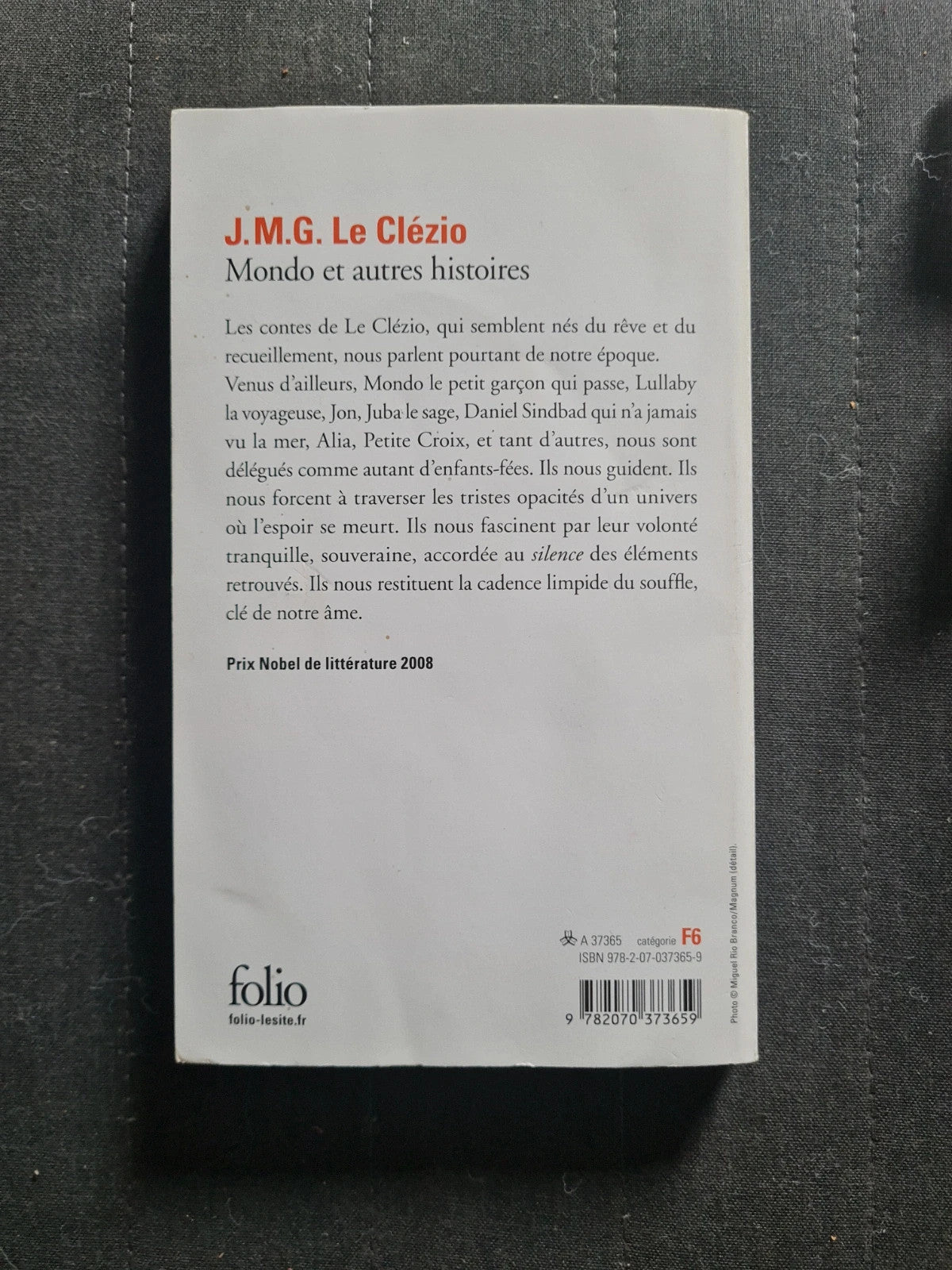 Mondo - Et Autres Histoires - Le Clézio Jean-Marie-Gustave - FOLIO 1365