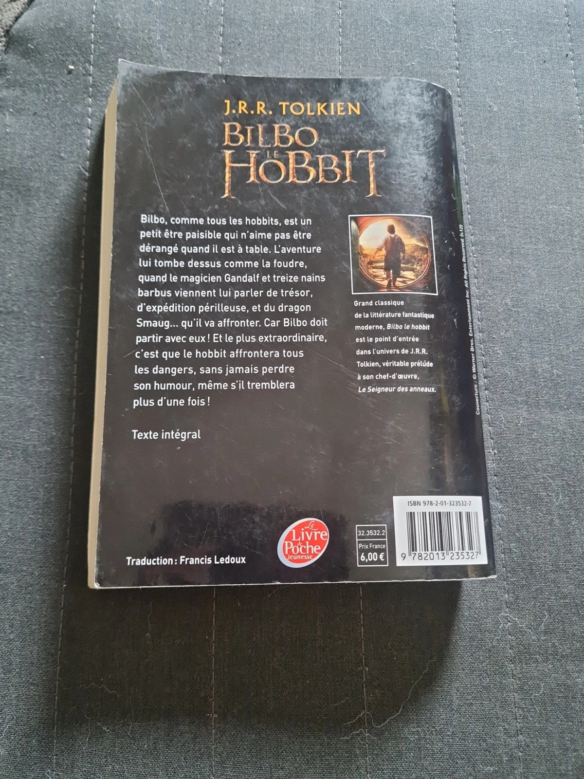 Bilbo le hobbit (avec affiche en couverture), John Ronald Reuel Tolkien, Francis Ledoux