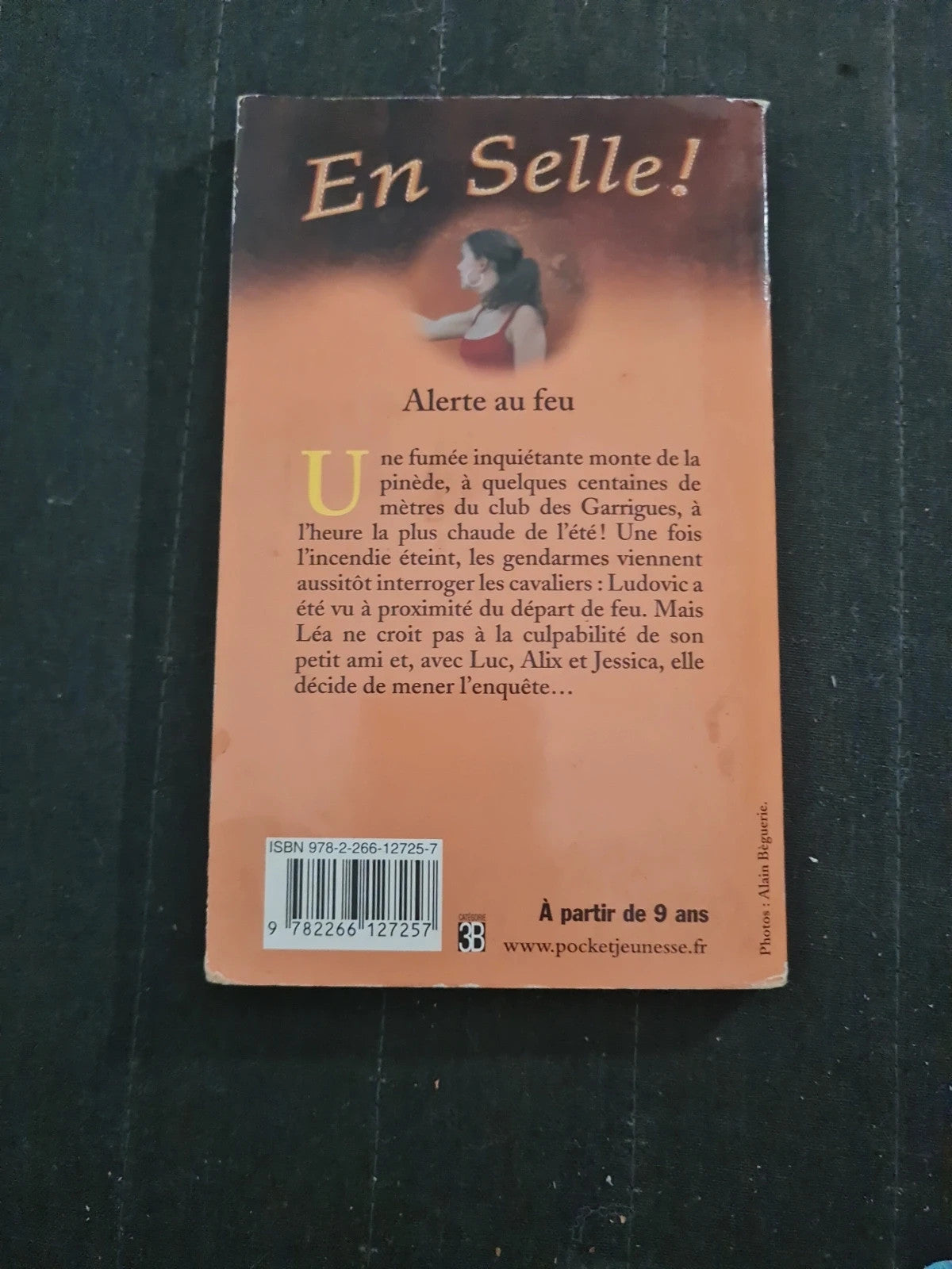 en selle tome 8 alerte au feu, christine feret-fleury, genevieve lecourtier