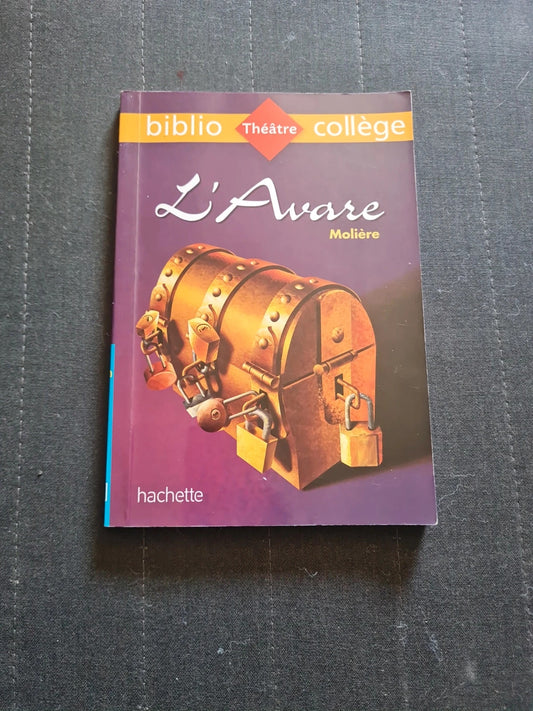 L'avare - Molière - hachette - Bibliocollège 16