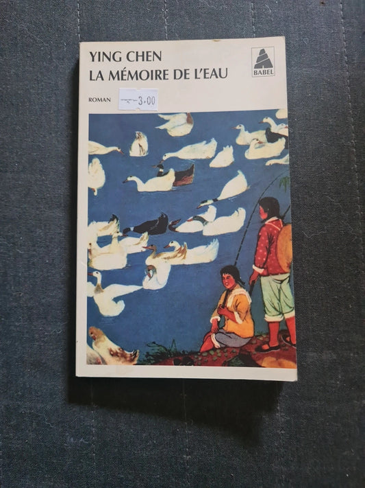 la mémoire de l'eau, chen ying