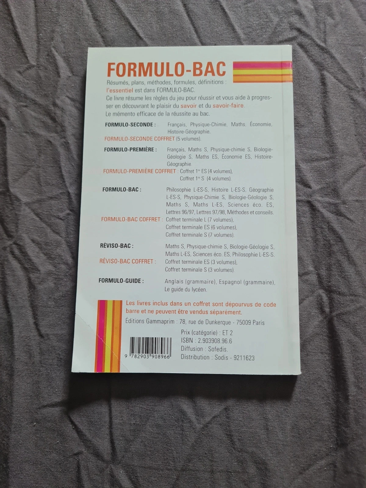 Formulo-bac terminal géographie :  l , es , s