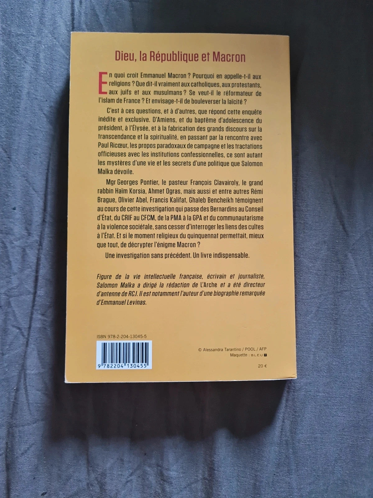 Dieu , la république et Macron , cuisine et confessions