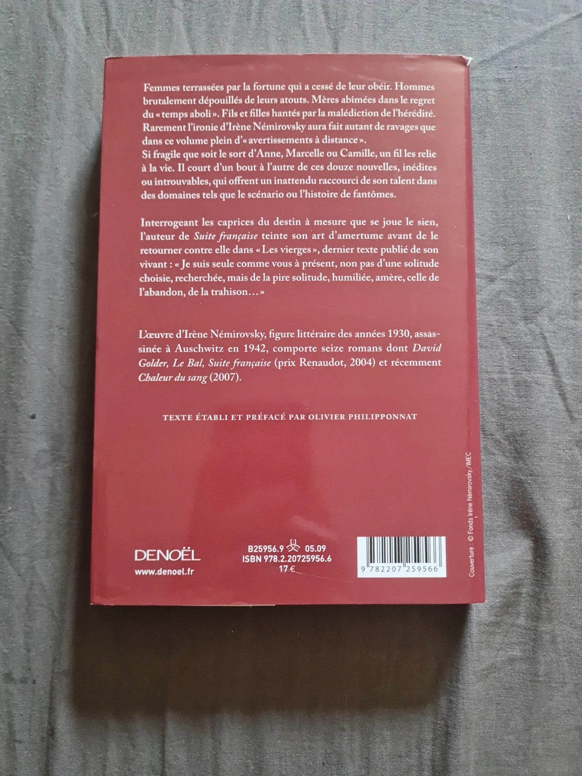 Les Vierges et autres nouvelles,  Irène Némirovsky