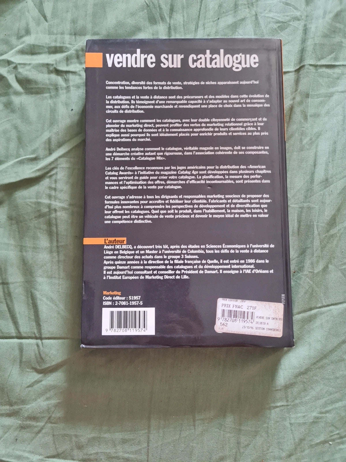 Vendre sur catalogue , Marketing direct , André Delbecq