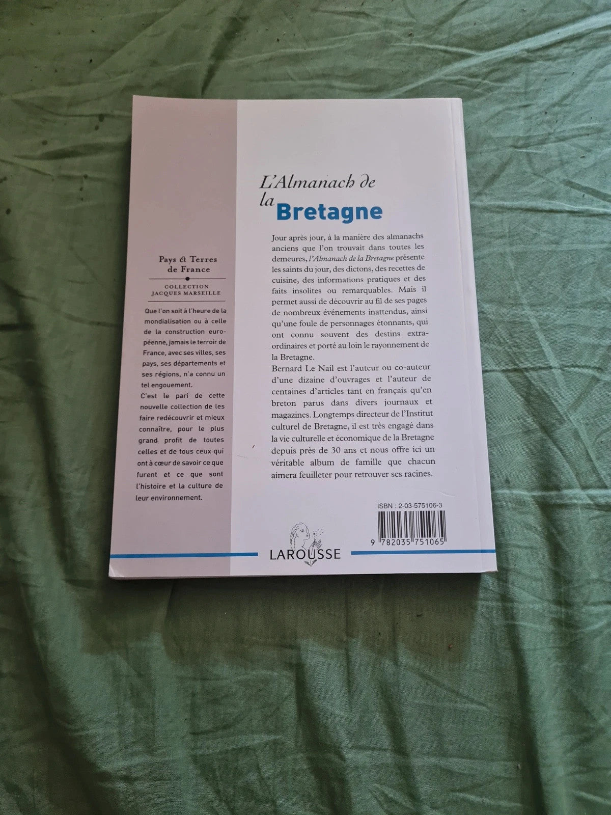 L'Almanach de la Bretagne,  Bernard Le Nail