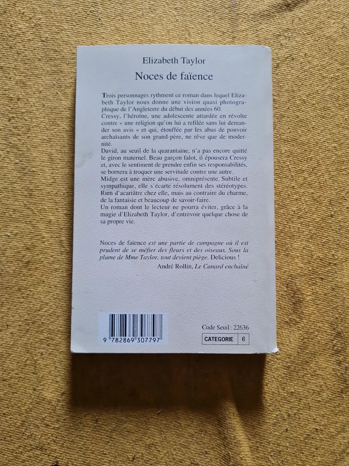 Noces de faïence , Élizabeth Taylor