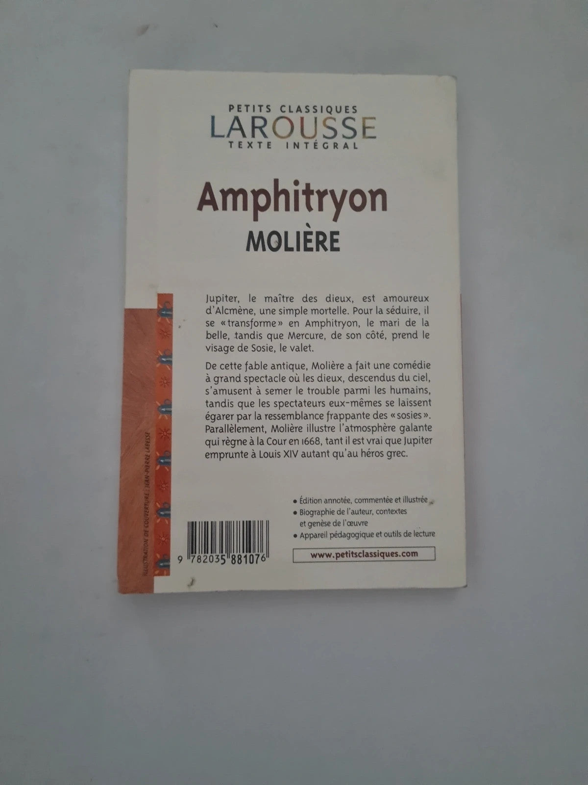 Amphitryon , Molière,  larousse classique