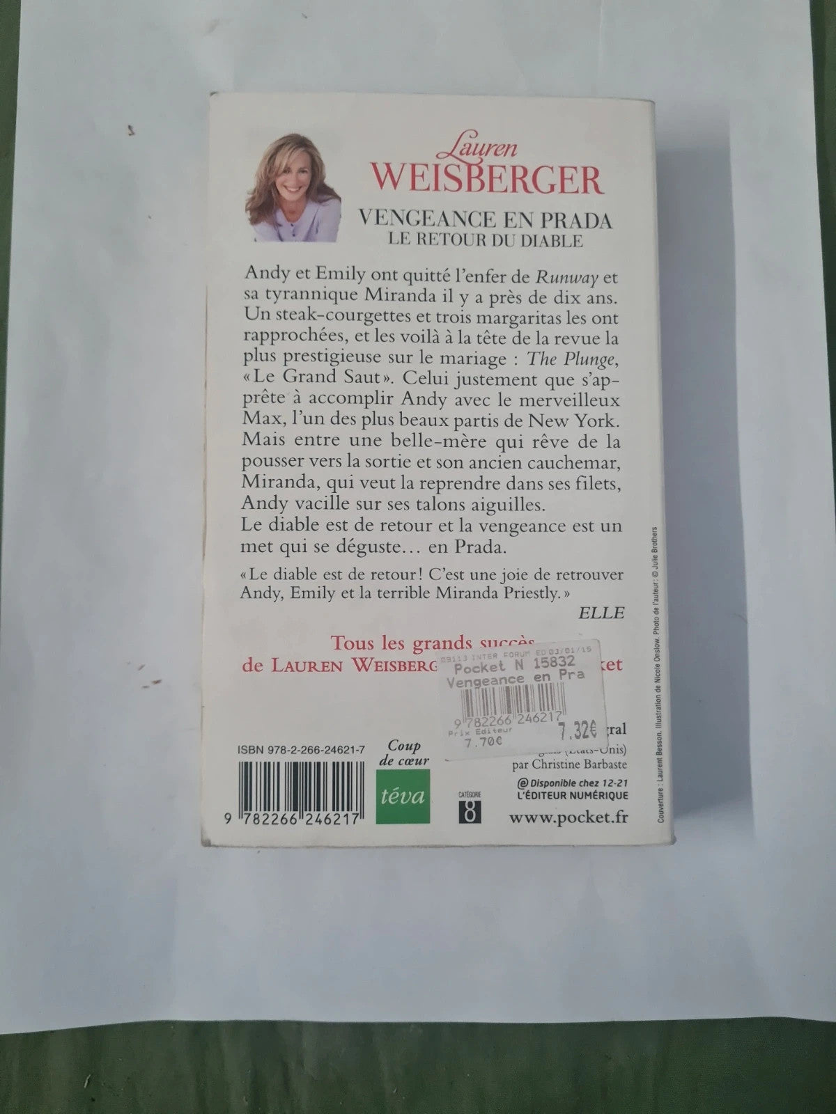 Venger en prada , le retour du diable, Laurent Weisberger