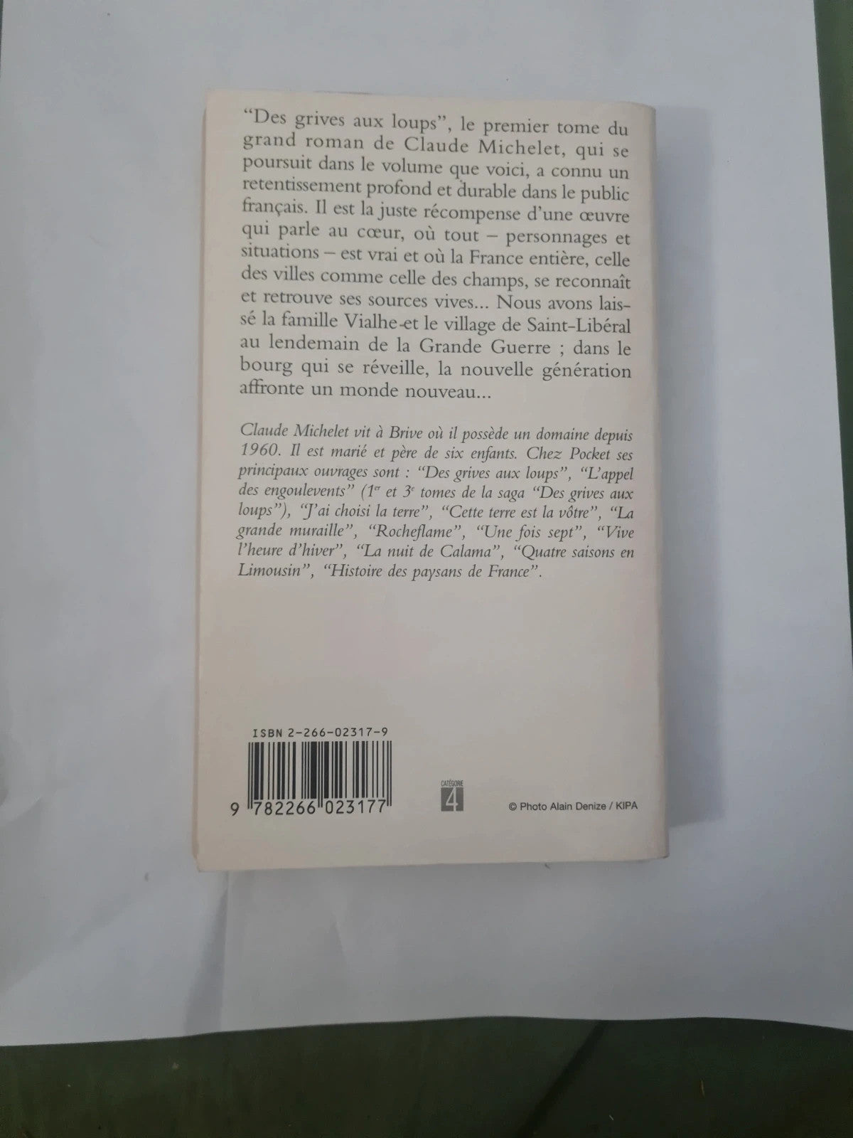 Des grives aux loup T2 Les palombes ne passeront plus,   , Claude Michelet