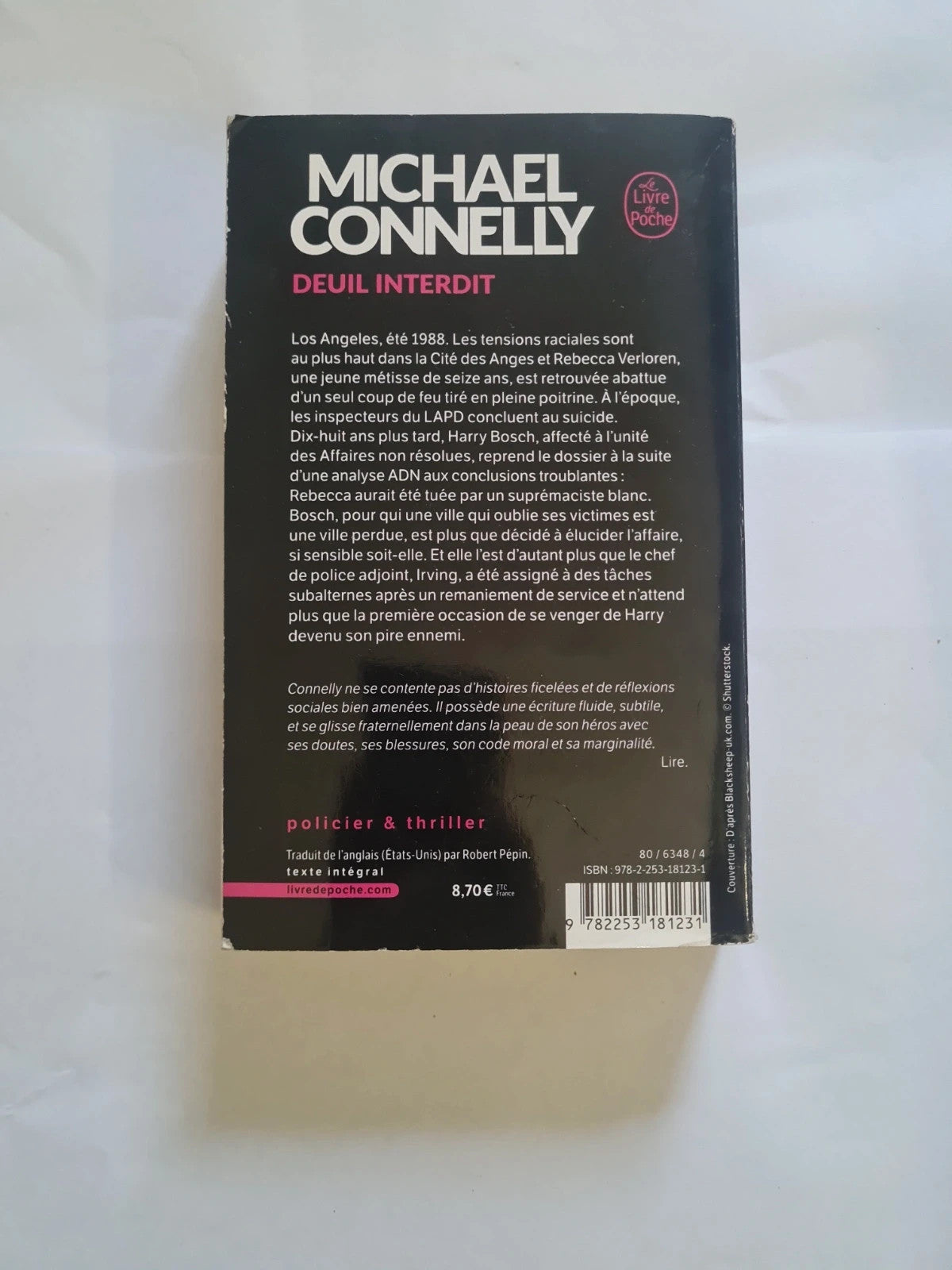 Deuil interdit , Michael Connelly