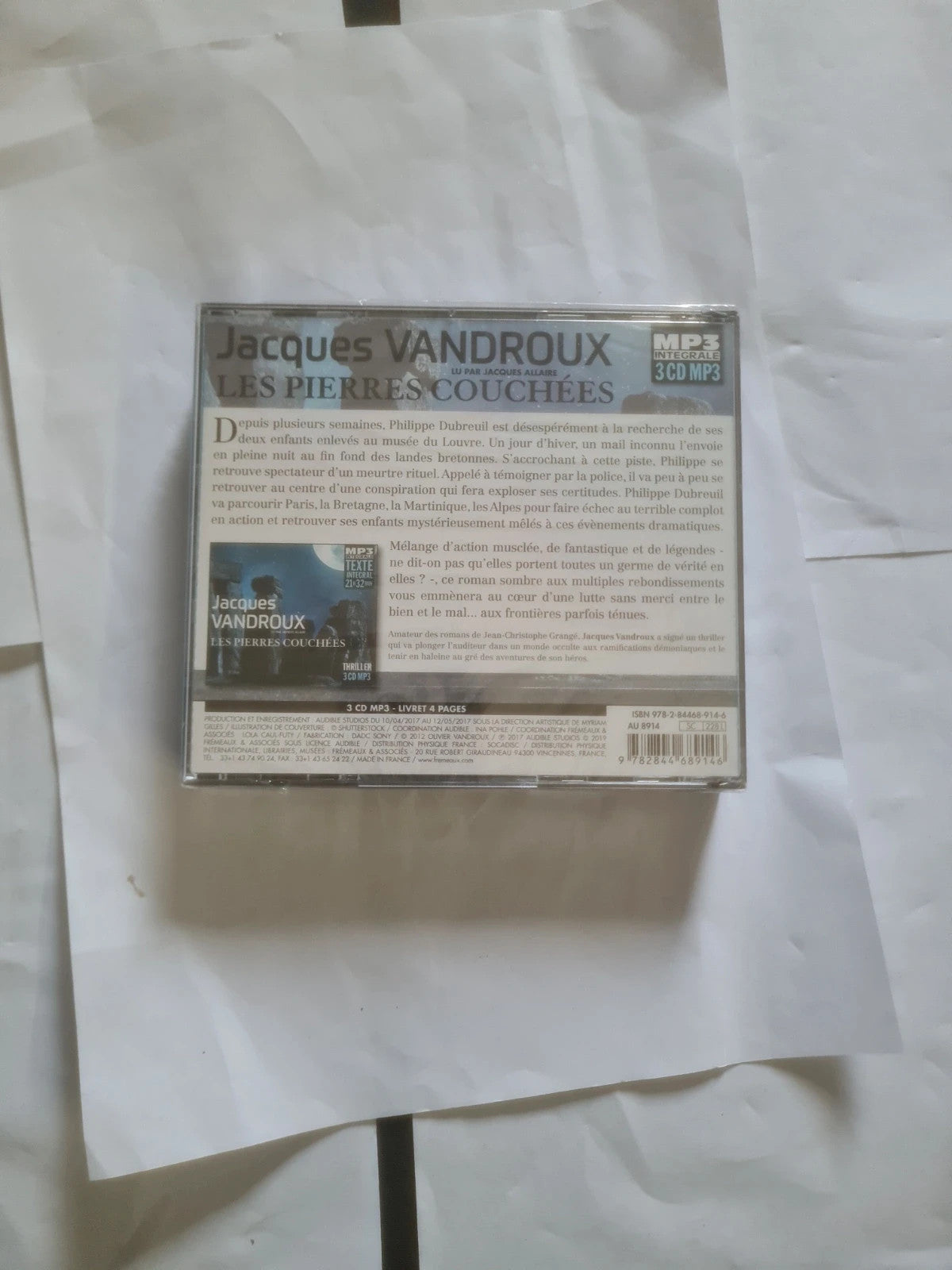 Les pierres couchées Jacques Vandroux Lu par Jacques Allaire -