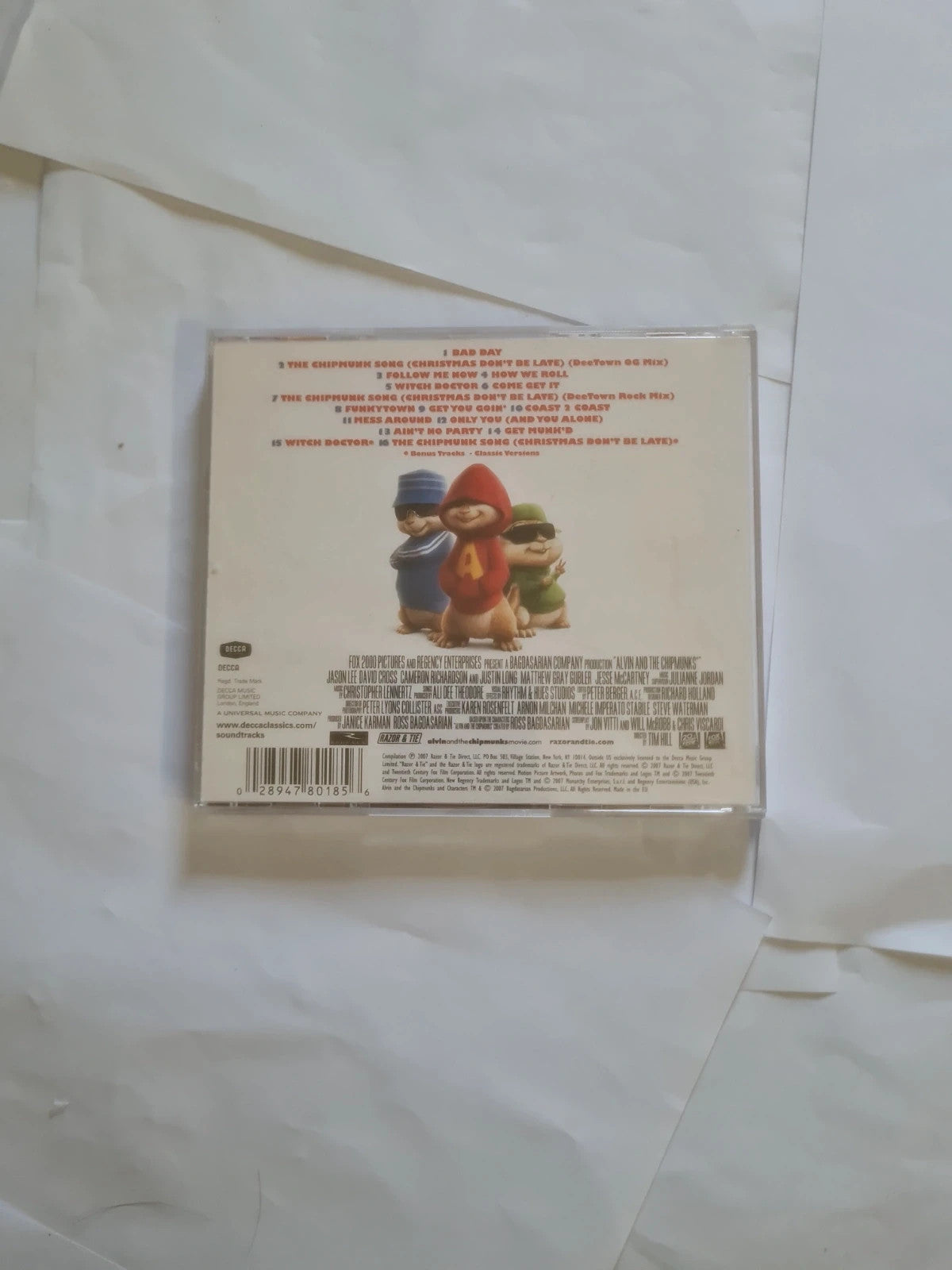 Alvin And The Chipmunks: Original Motion Picture Soundtrack