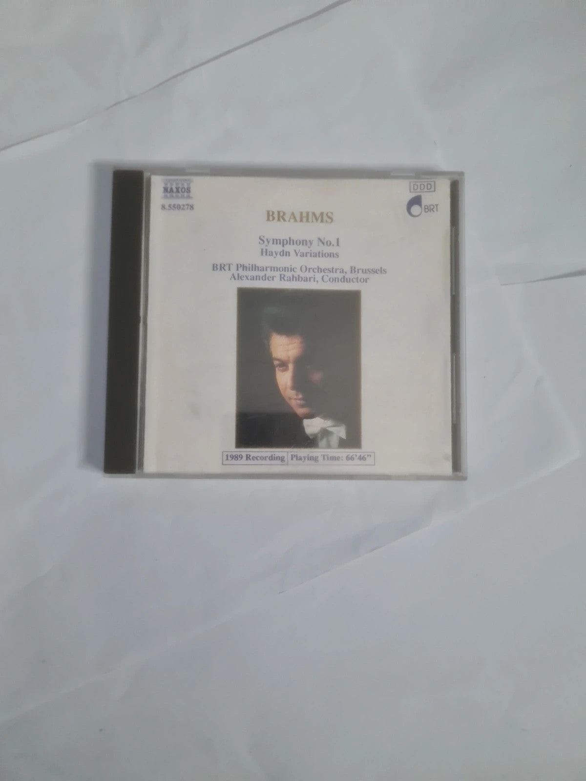 Brahms Orchestre Philharmonique , Bruxelles , Alexander Rahbari Symphonie n° 1 Variations Haydn