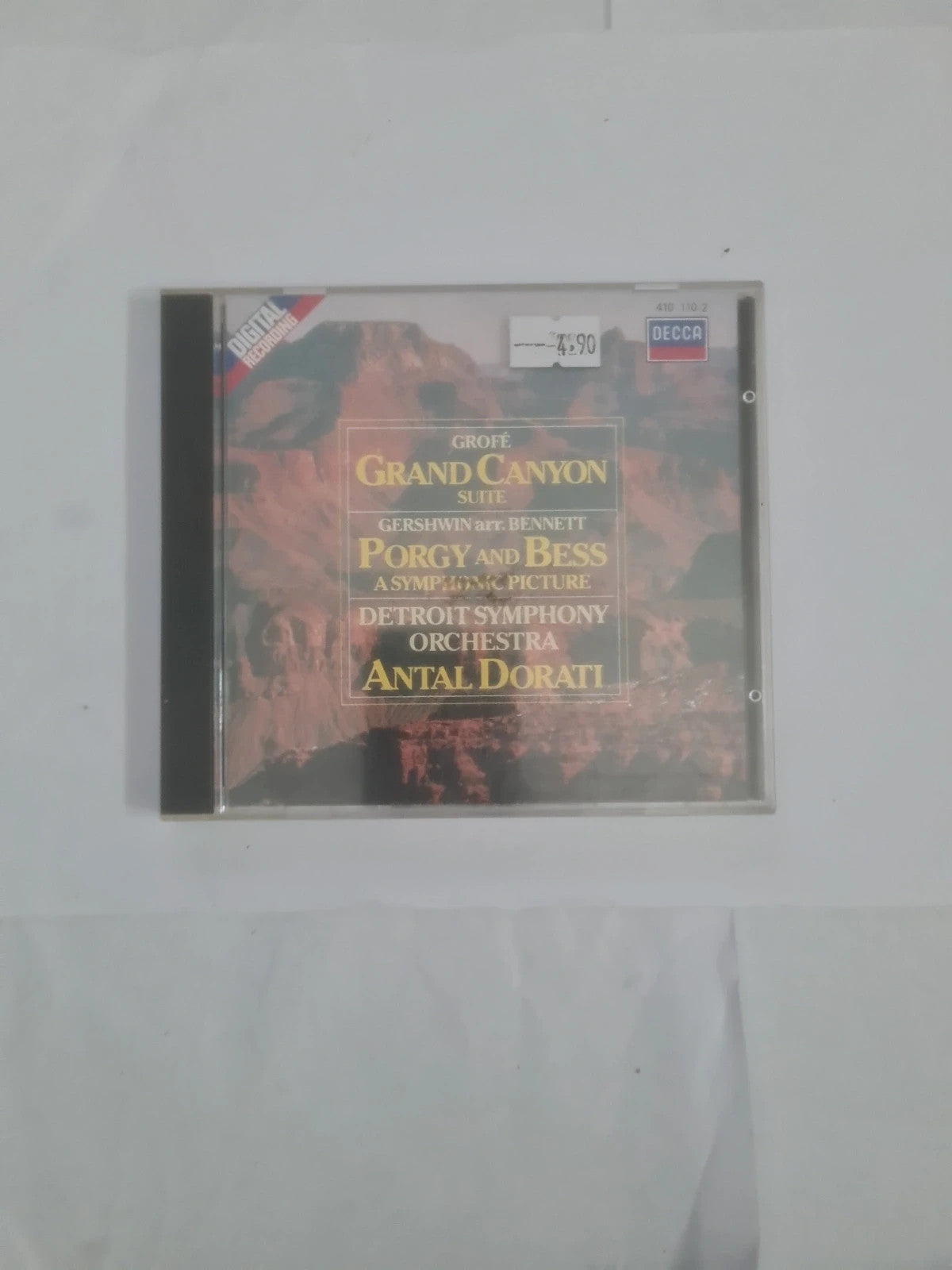 Grand Canyon Suite Grofé / Gershwin, Detroit Symphony Orchestra / Antal Dorati