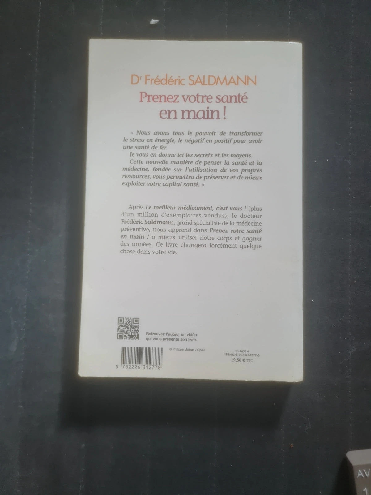 Prenez votre santé en main , Dr Frédéric Saldmann