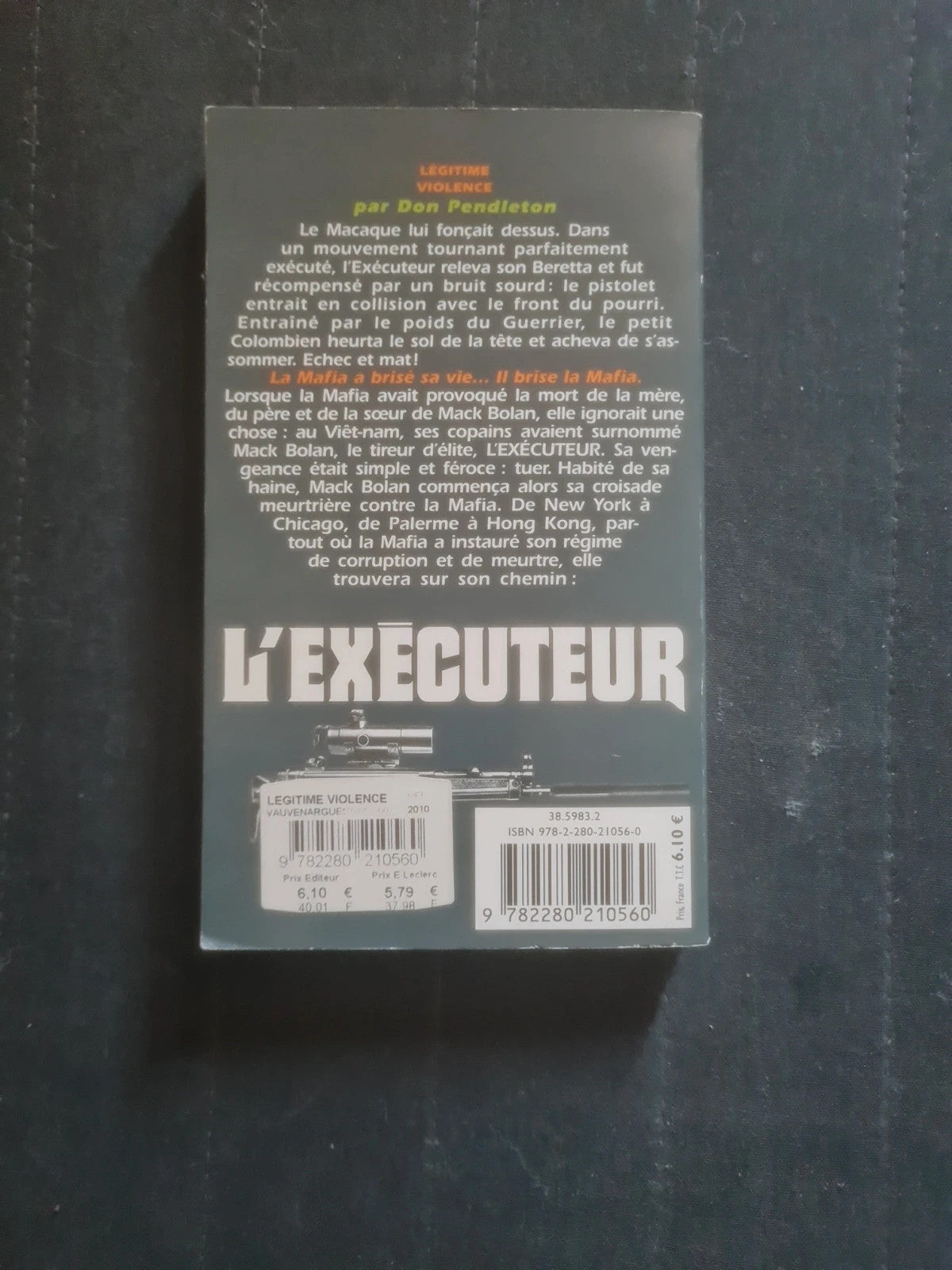 L'exécuteur 241 , légitime violence , Don Pendleton