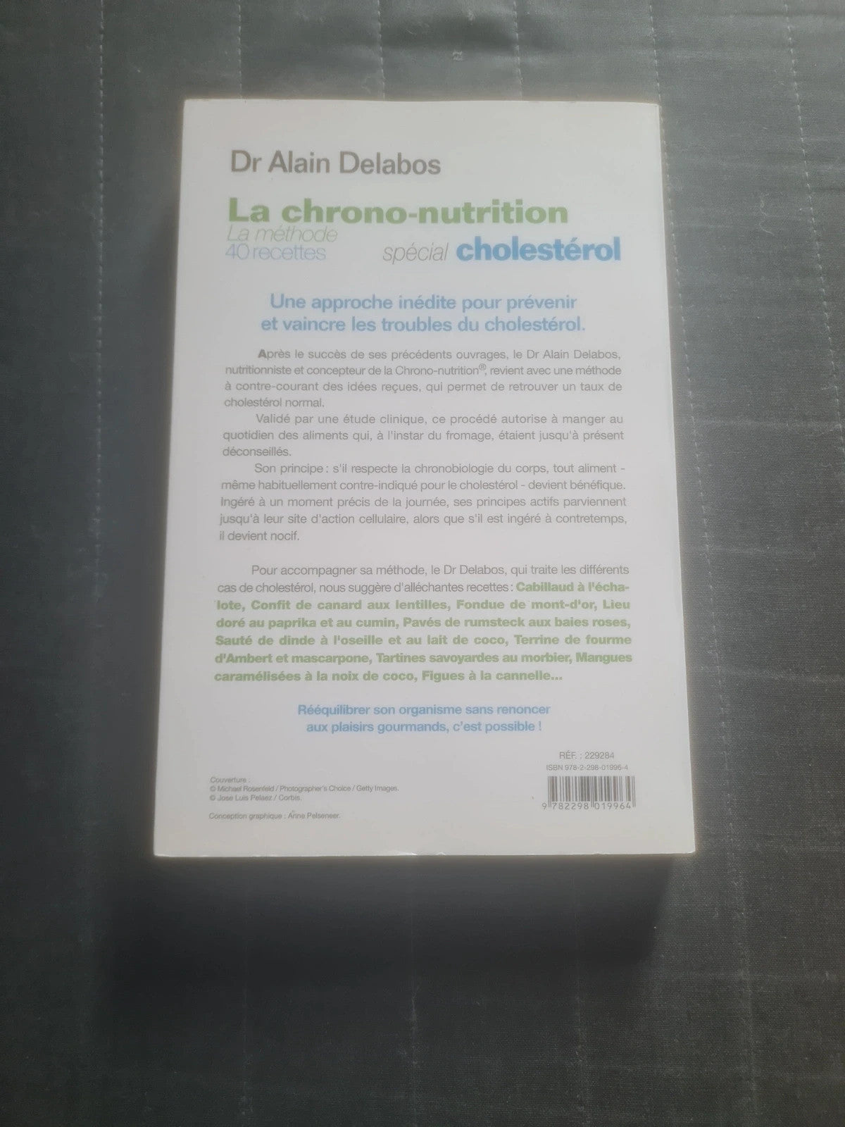 La chrono-nutrition special cholestérol,  Dr Alain Delabos