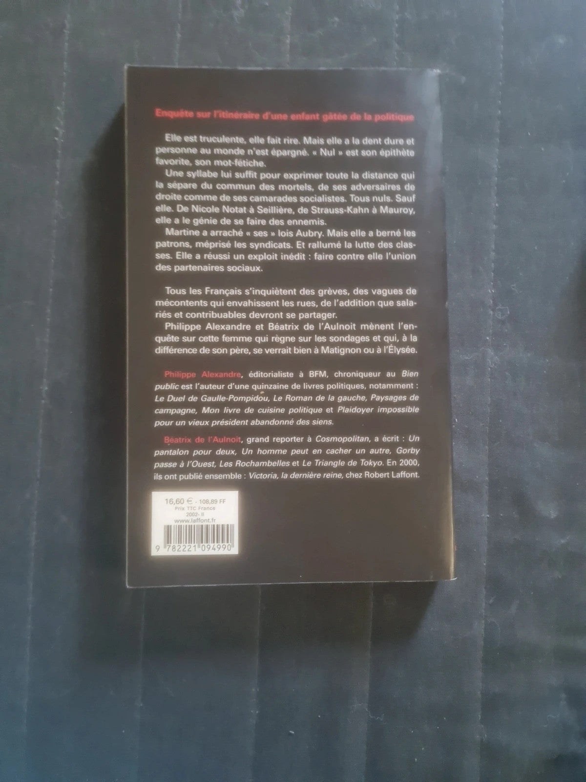 La dame des 35 heures,  Philippe Alexandre,  Beatrix de L'aulnoit