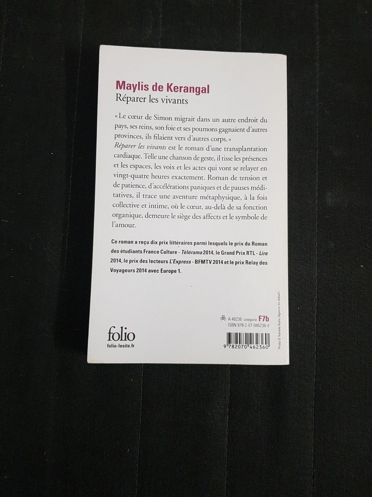 Réparer les vivants , Maylis de Kerangal