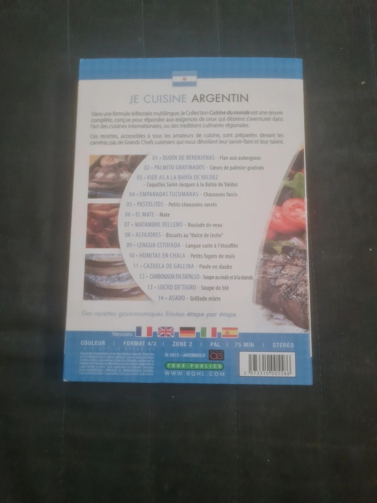 Dvd je cuisine argentin