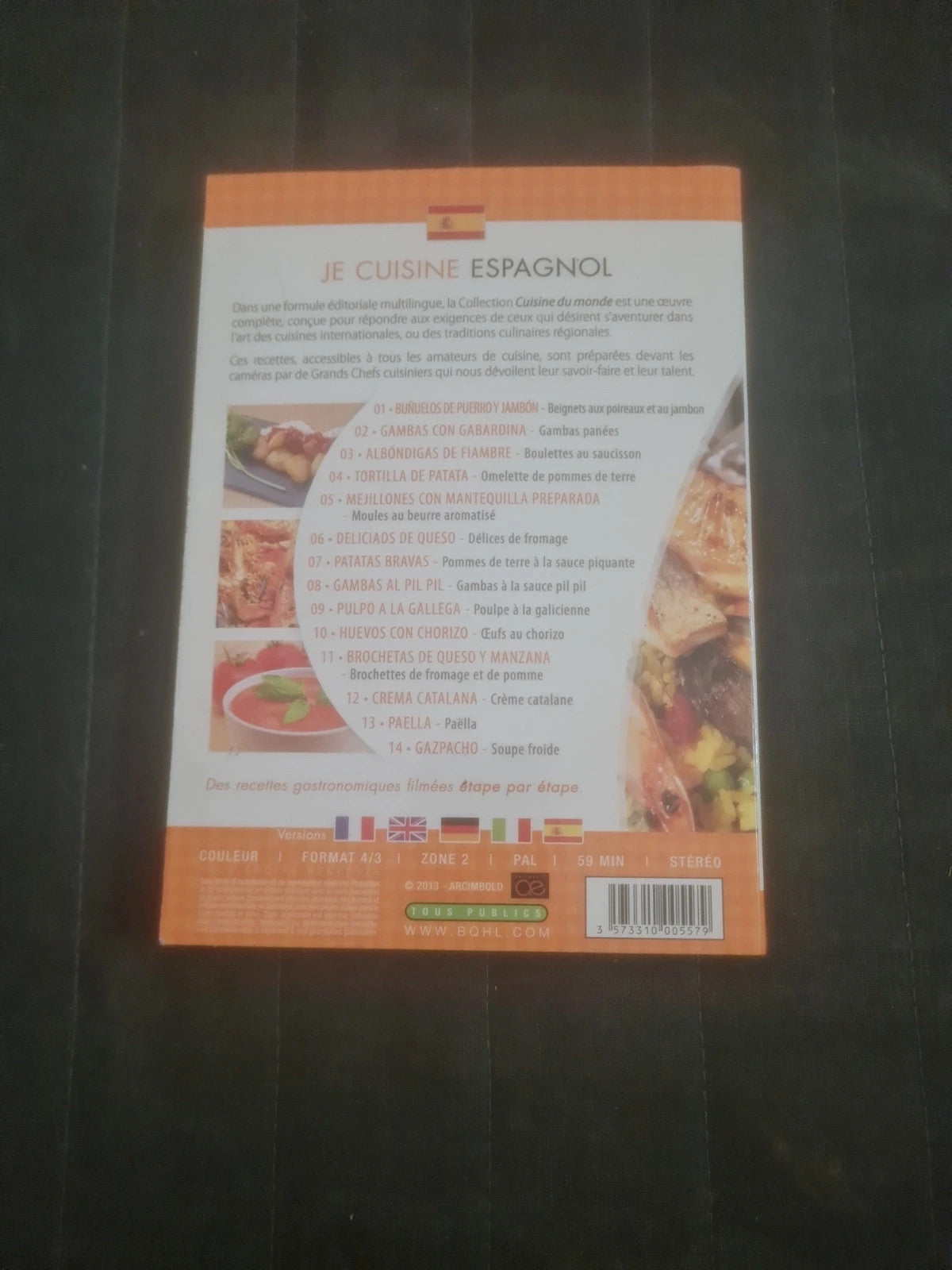 Dvd je cuisine espagnol