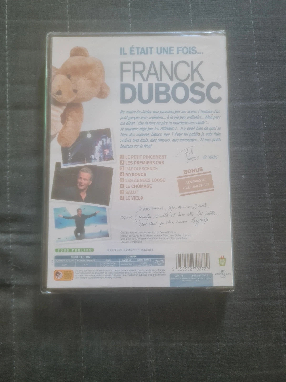 Dvd Il était une fois Franck Dubosc sous blister