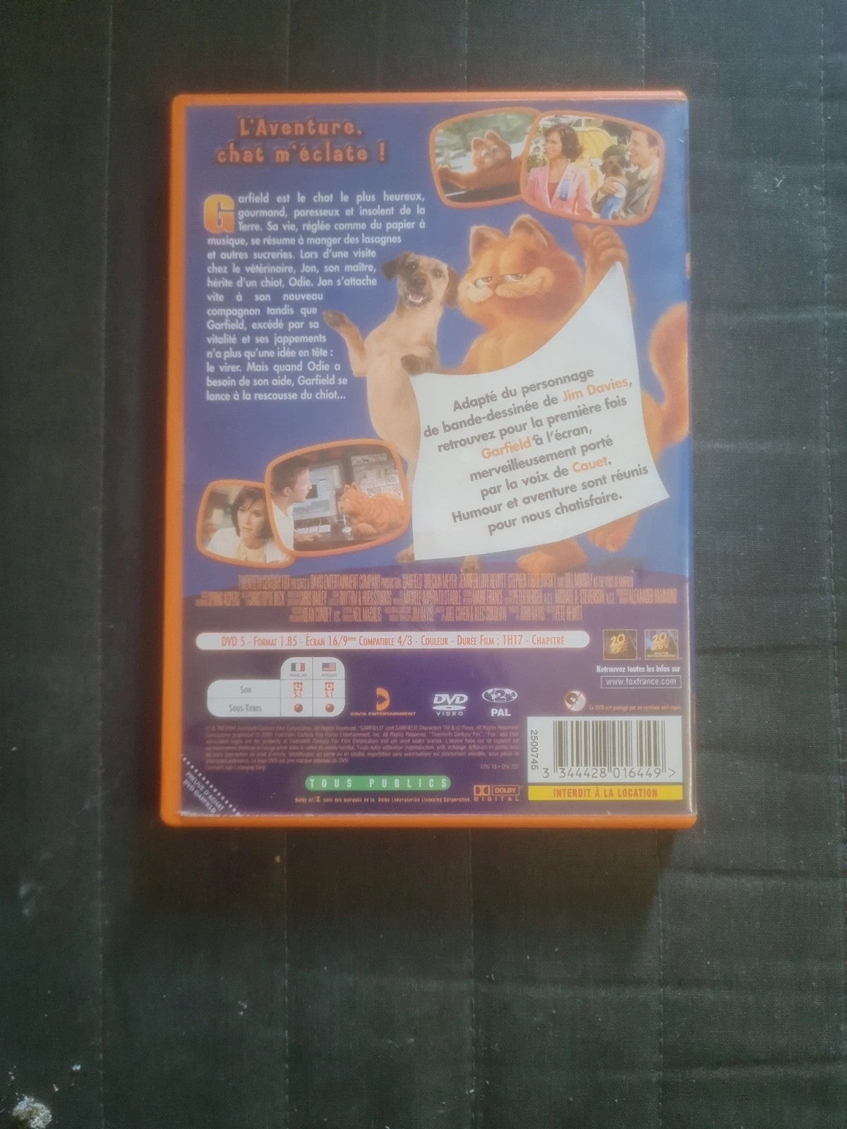 Dvd Garfield le film