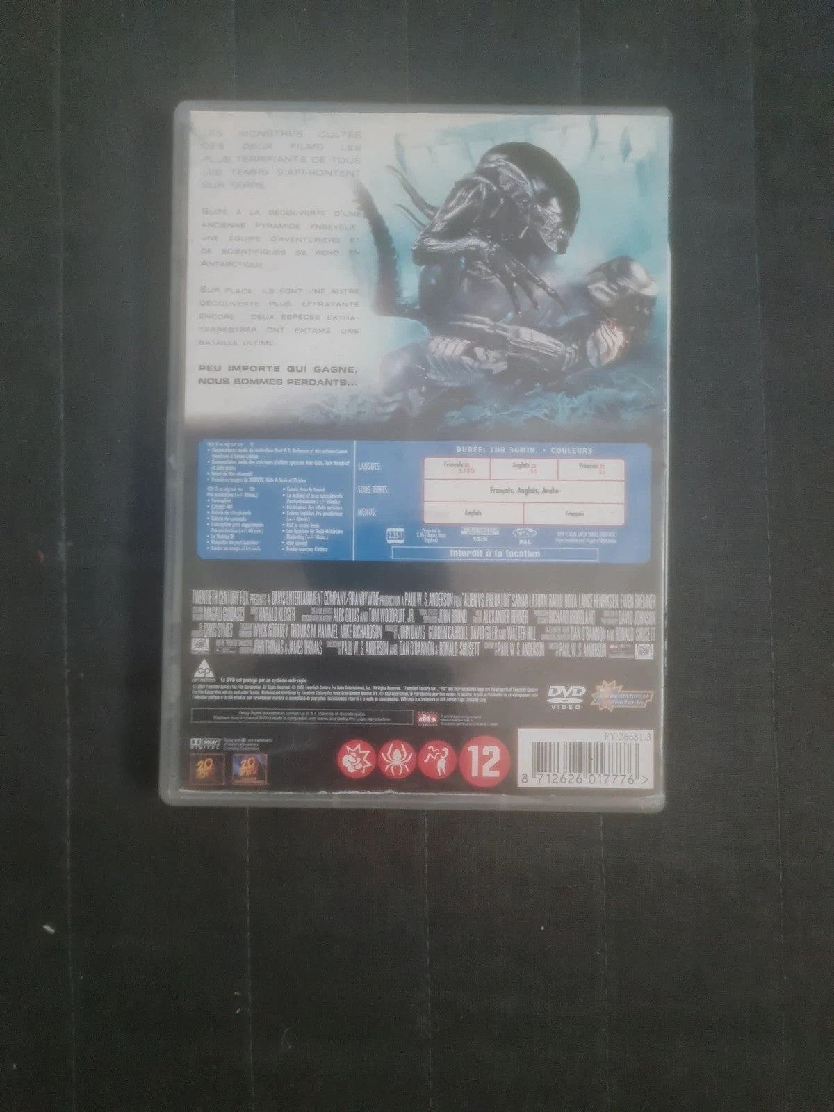 Dvd Alien vs predator