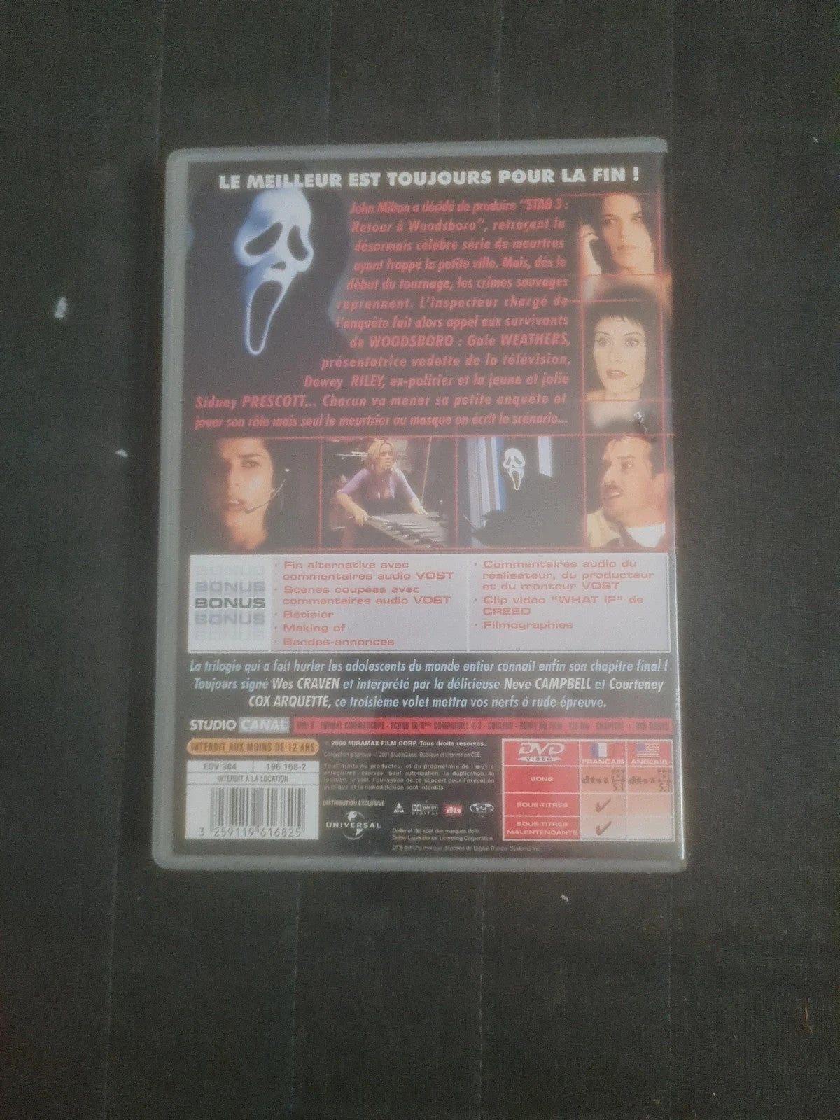 Dvd Scream 3