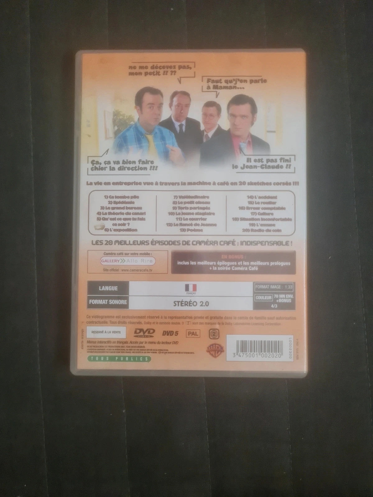 Dvd caméra café n°1