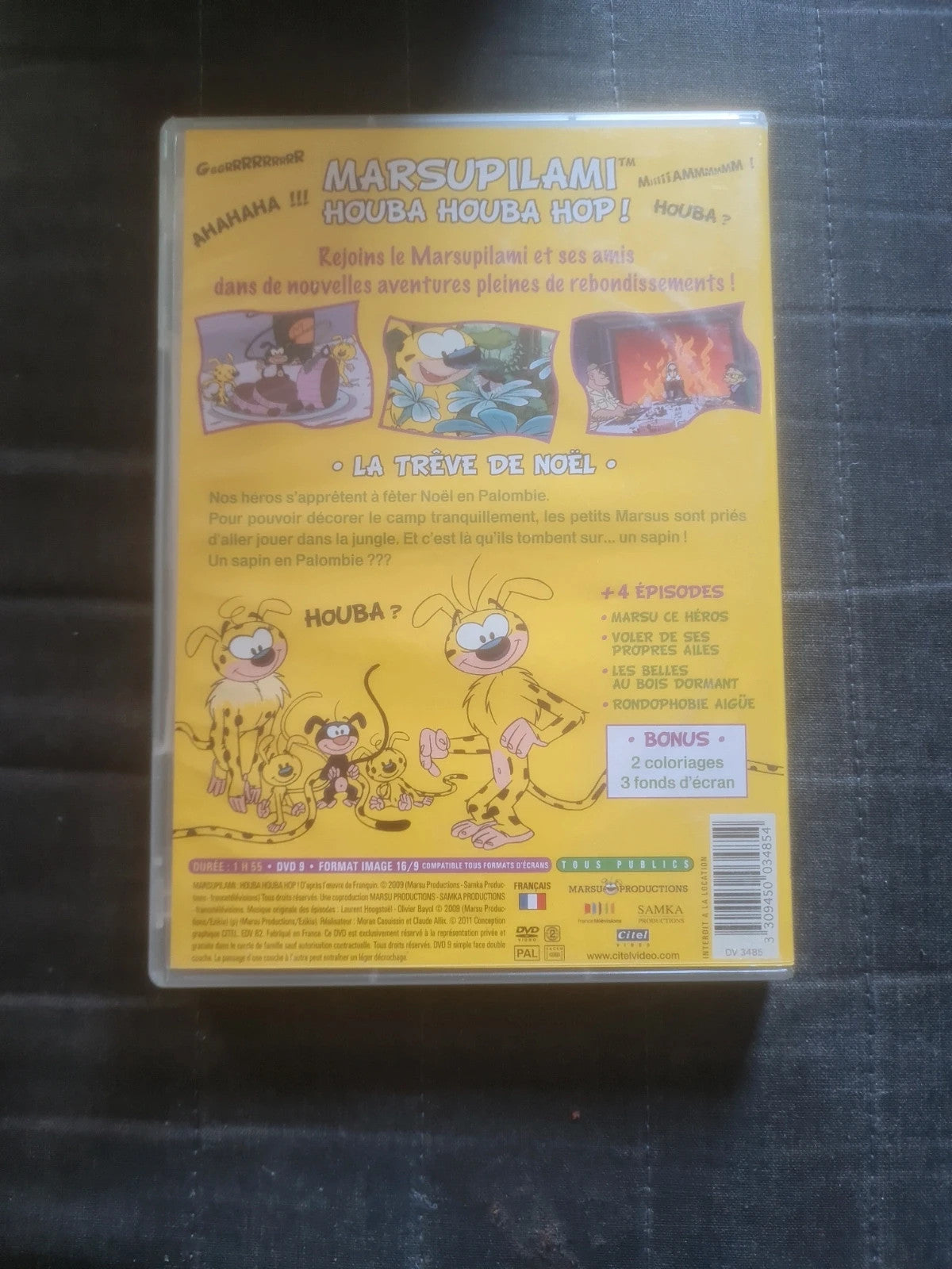 Dvd Marsupilami,  la trêve de Noël