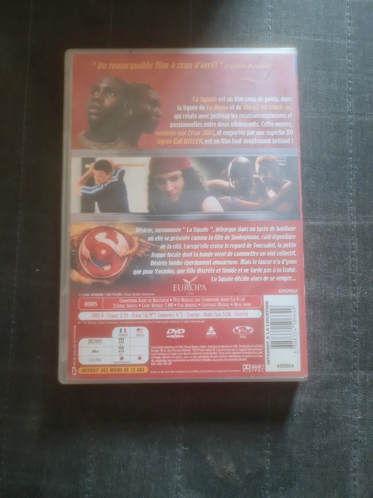 Dvd La squale , elle a le profil pour faire face