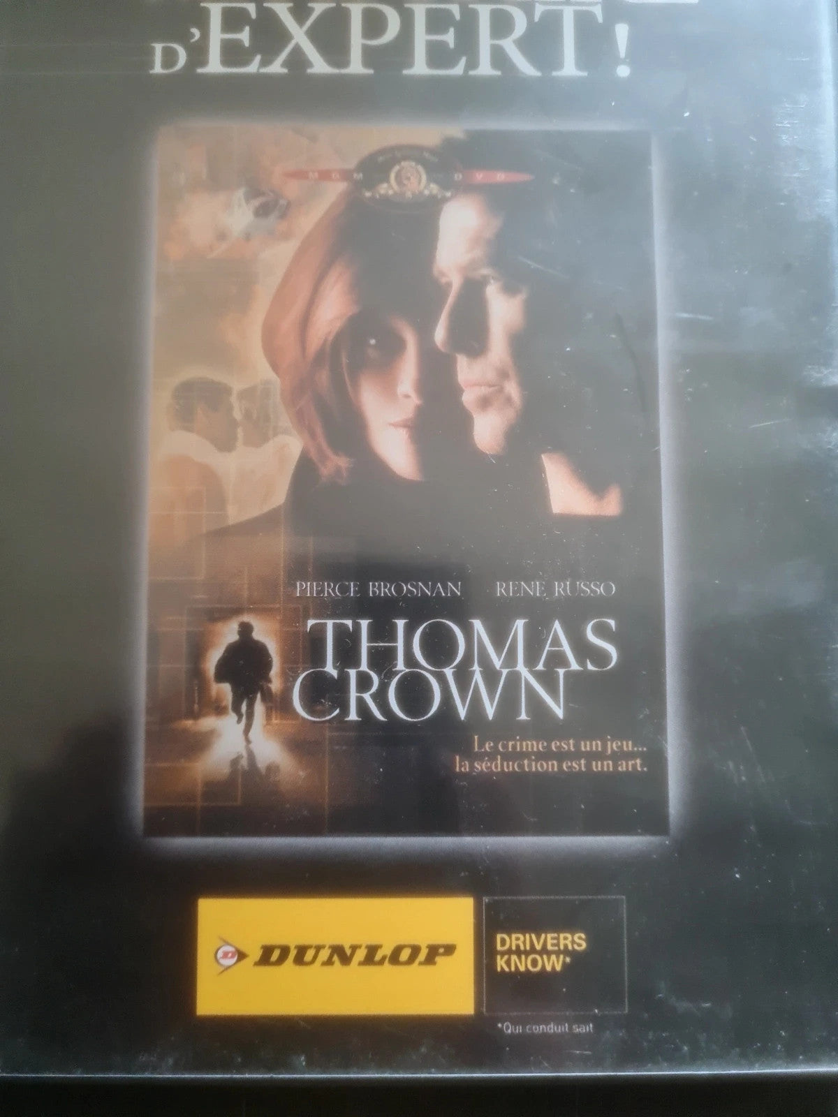 Dvd Thomas Crown le crime est un jeu la séduction est un art