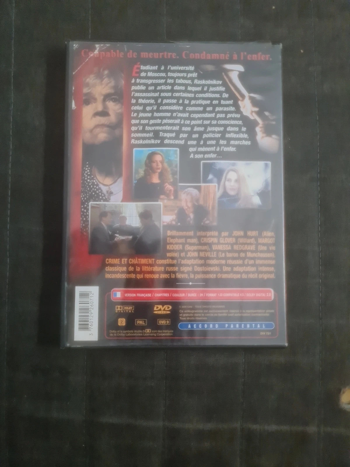 Dvd Crimes et châtiment