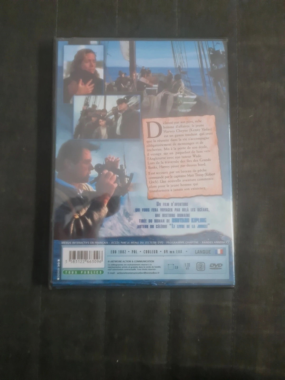 Dvd Capitaines courageux , on ne triche pas face à son destin