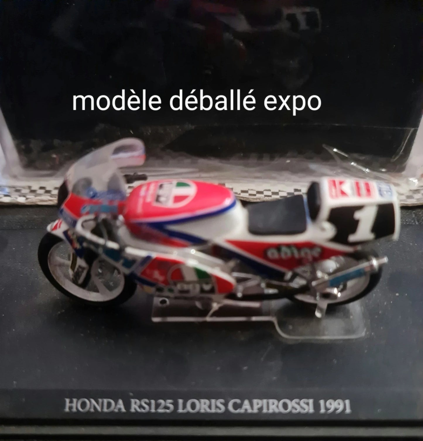 Honda Rs 125 Loris Capirossi 1991 , moto 8 cm