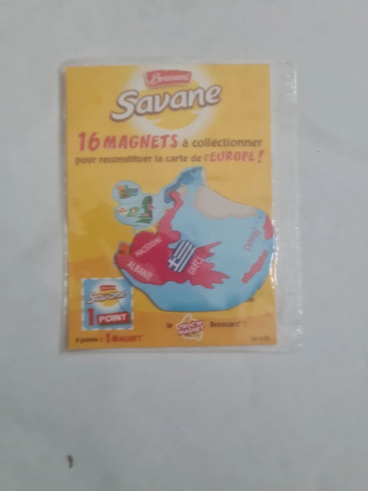 Magnets Europe Grèce Albanie macedonie savane brossard