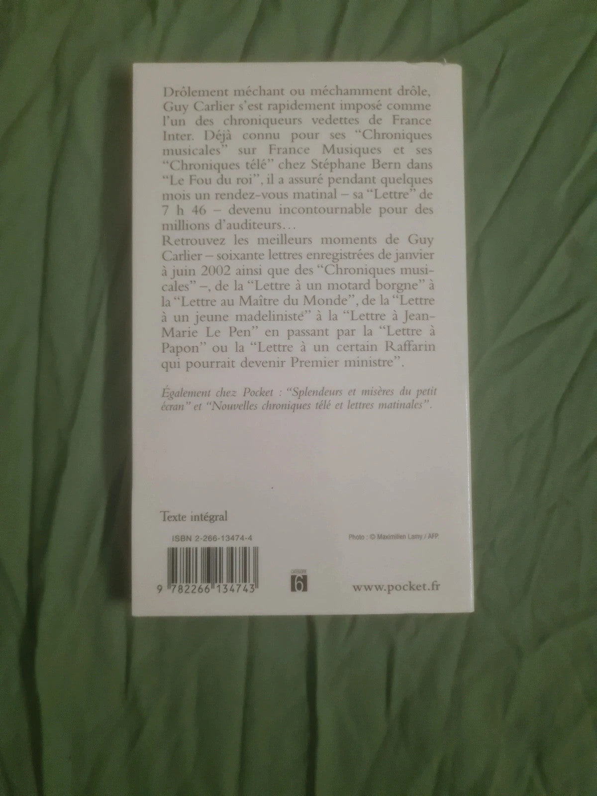 J'vous ai apporté mes radios,  lettres et chroniques,  Guy Carlier