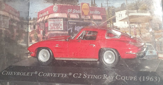 Chevrolet corvette c2 Sting Ray coupé 1963 , 1/43 ème métal Altaya