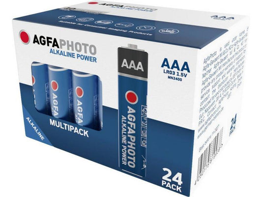 pile alcaline Micro AAA  LR03 AGFAPHOTO Alimentation (paquet de 24)